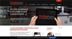 Desktop Screenshot of onsiteform.com